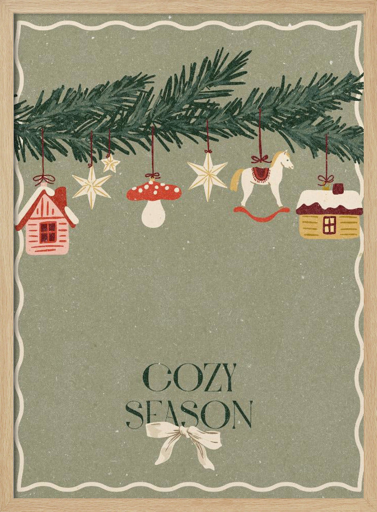 Speelgoed op de kerstboom | Poster