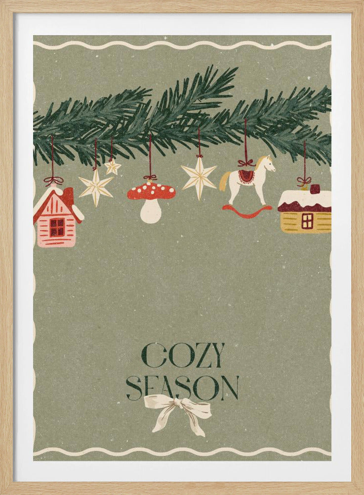 Speelgoed op de kerstboom | Poster