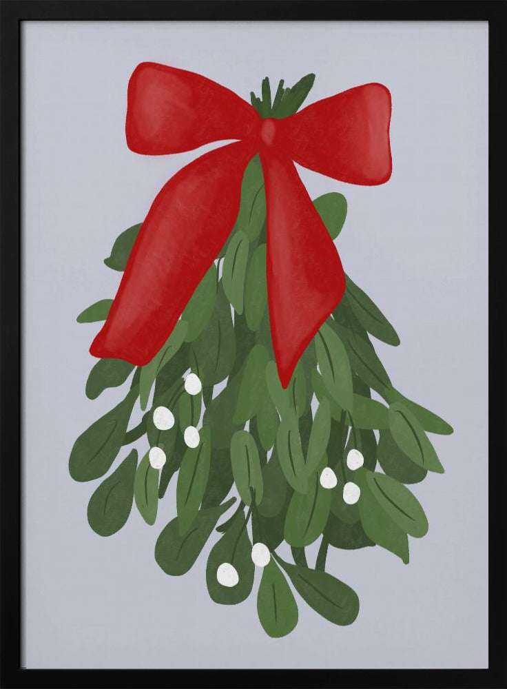 Feestelijke Maretak Charm | Poster