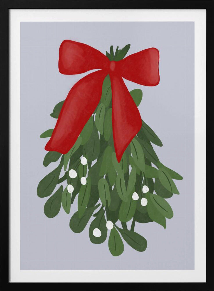 Feestelijke Maretak Charm | Poster