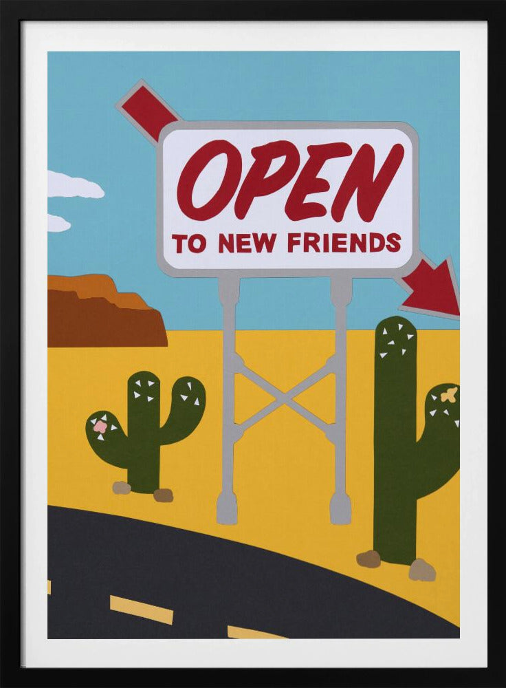 Open voor nieuwe vrienden | Poster