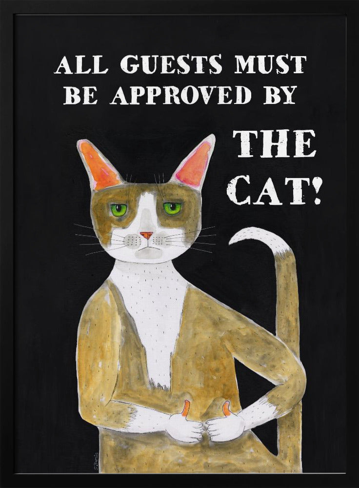 Goedgekeurd door de kat | Poster