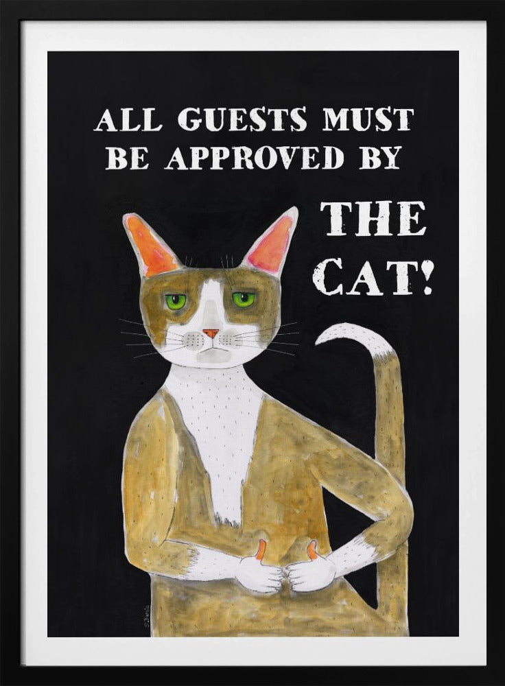 Goedgekeurd door de kat | Poster