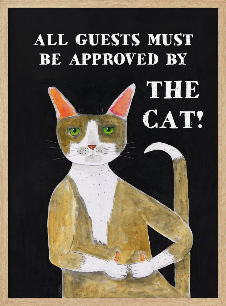 Goedgekeurd door de kat | Poster