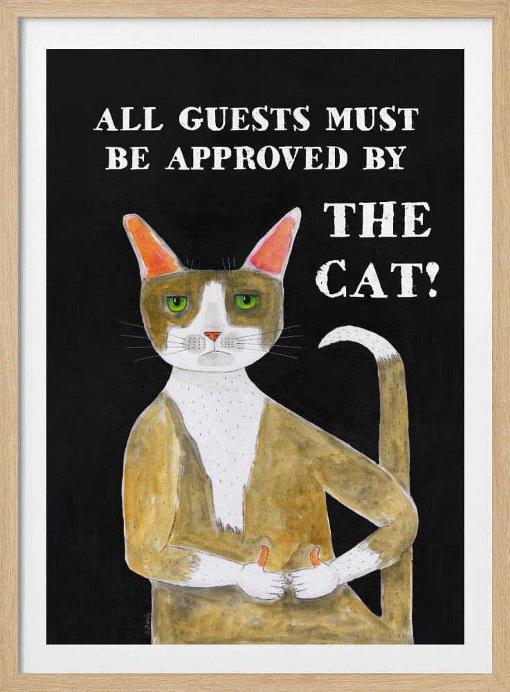 Goedgekeurd door de kat | Poster