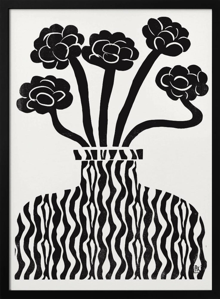 Vaas en bloemen 03 | Poster