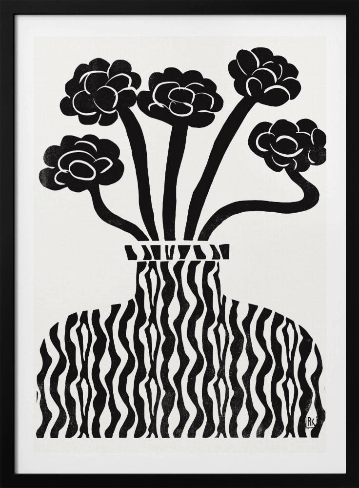 Vaas en bloemen 03 | Poster