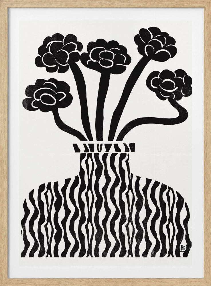 Vaas en bloemen 03 | Poster