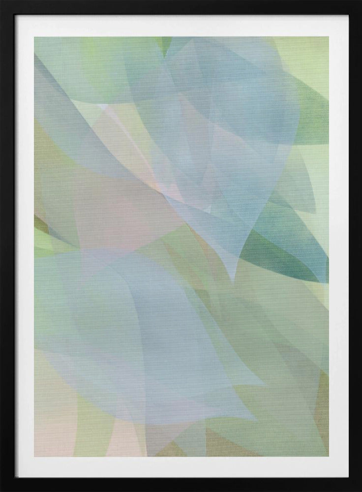 Zachte pastelbladeren 1 | Poster