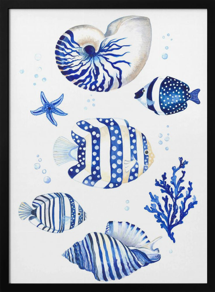 Geïnspireerd door de rustige schoonheid van de oceaan | Poster