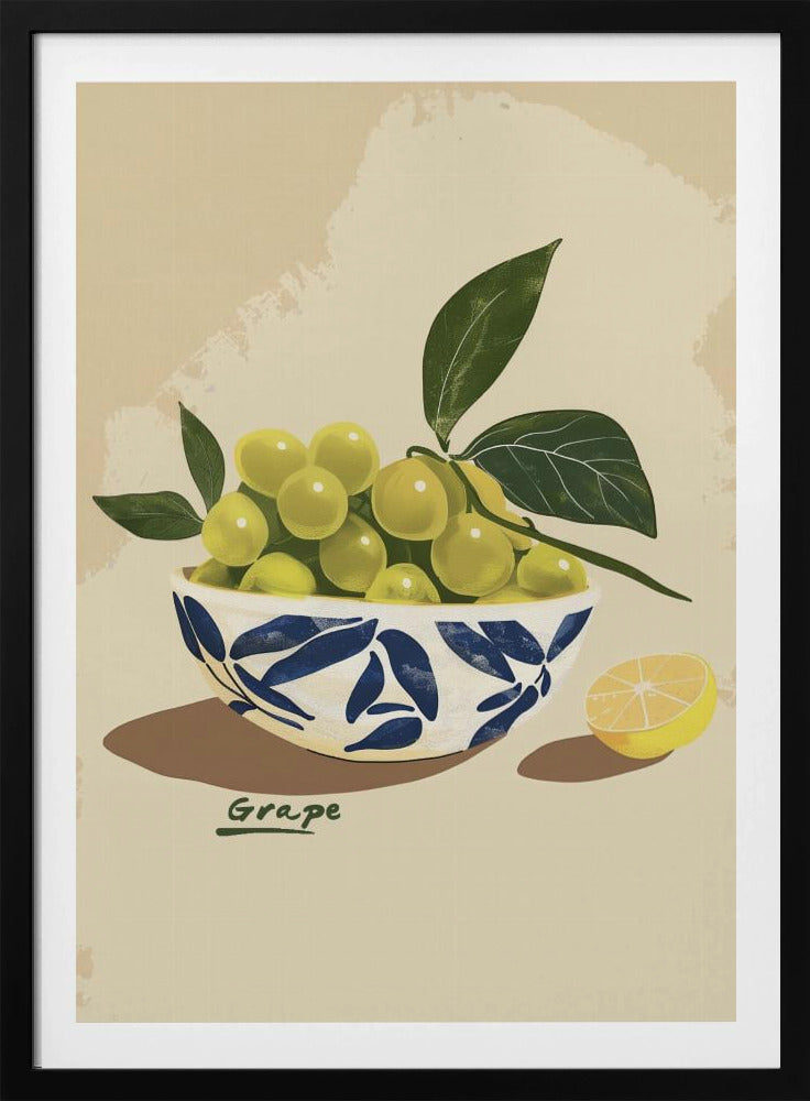 Kom met druiven | Poster