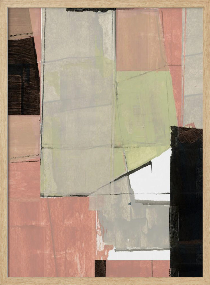 Abstracte neutrale architectuur 2 | Poster