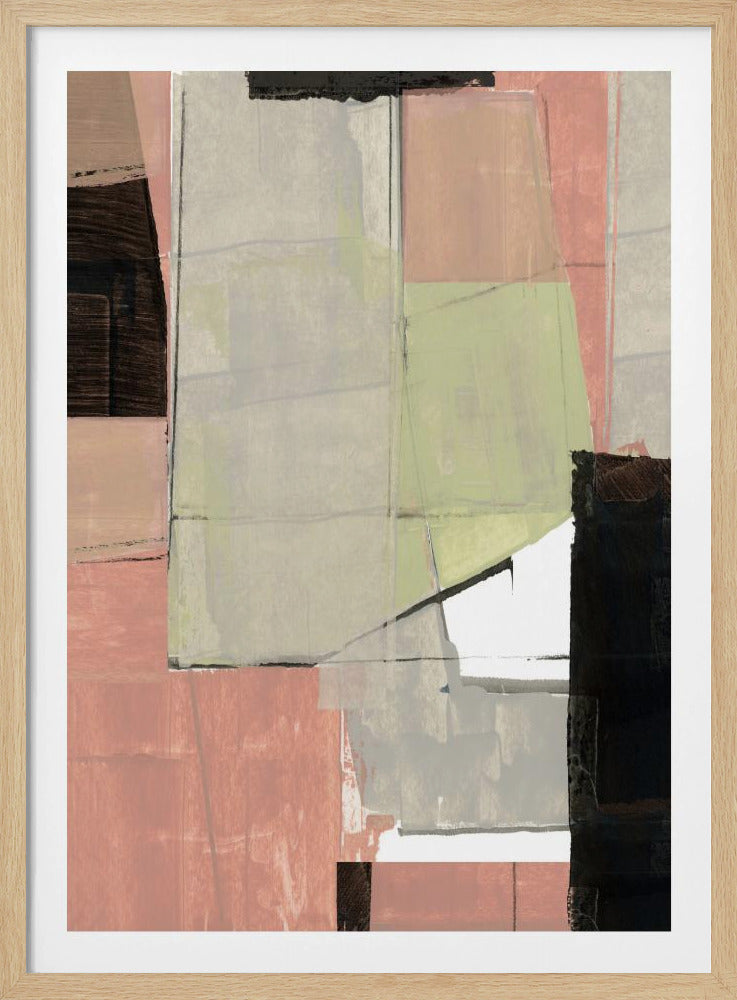 Abstracte neutrale architectuur 2 | Poster