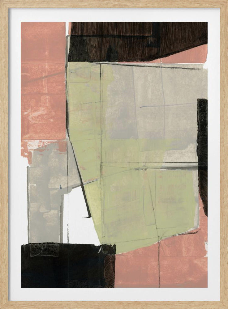 Abstracte neutrale architectuur 1 | Poster