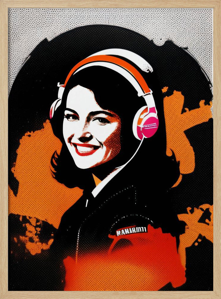 Een levendig meisje | Poster