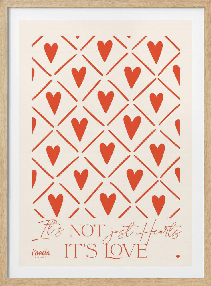 Over liefde. Harten | Poster