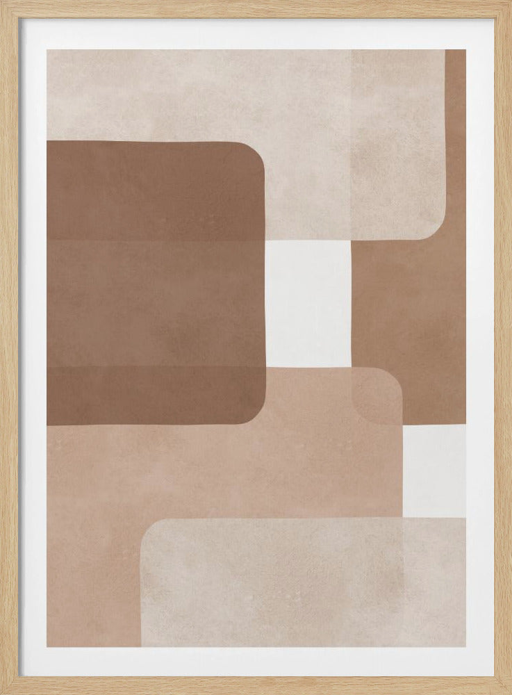 Boho watercolor strokes 2 | Poster