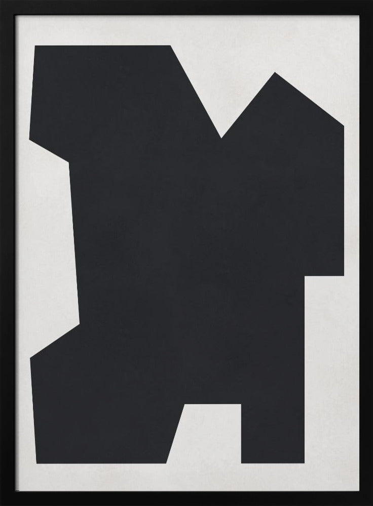 Zwart-wit geometrie 6 | Poster