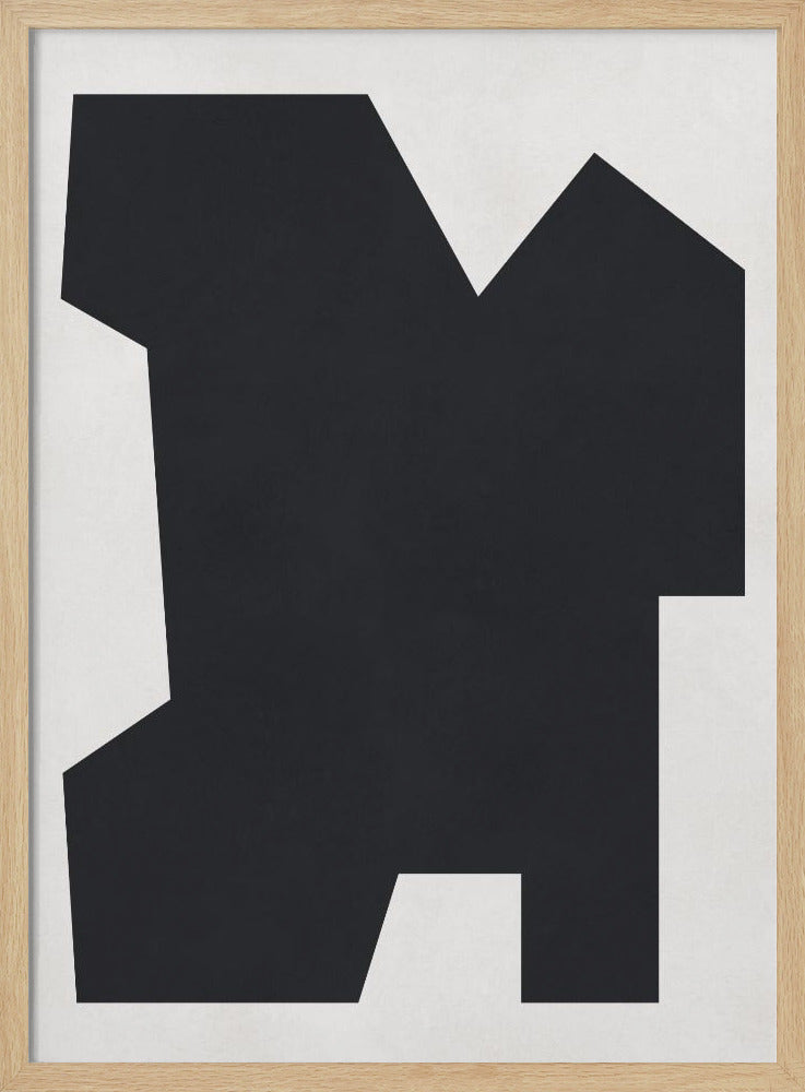Zwart-wit geometrie 6 | Poster