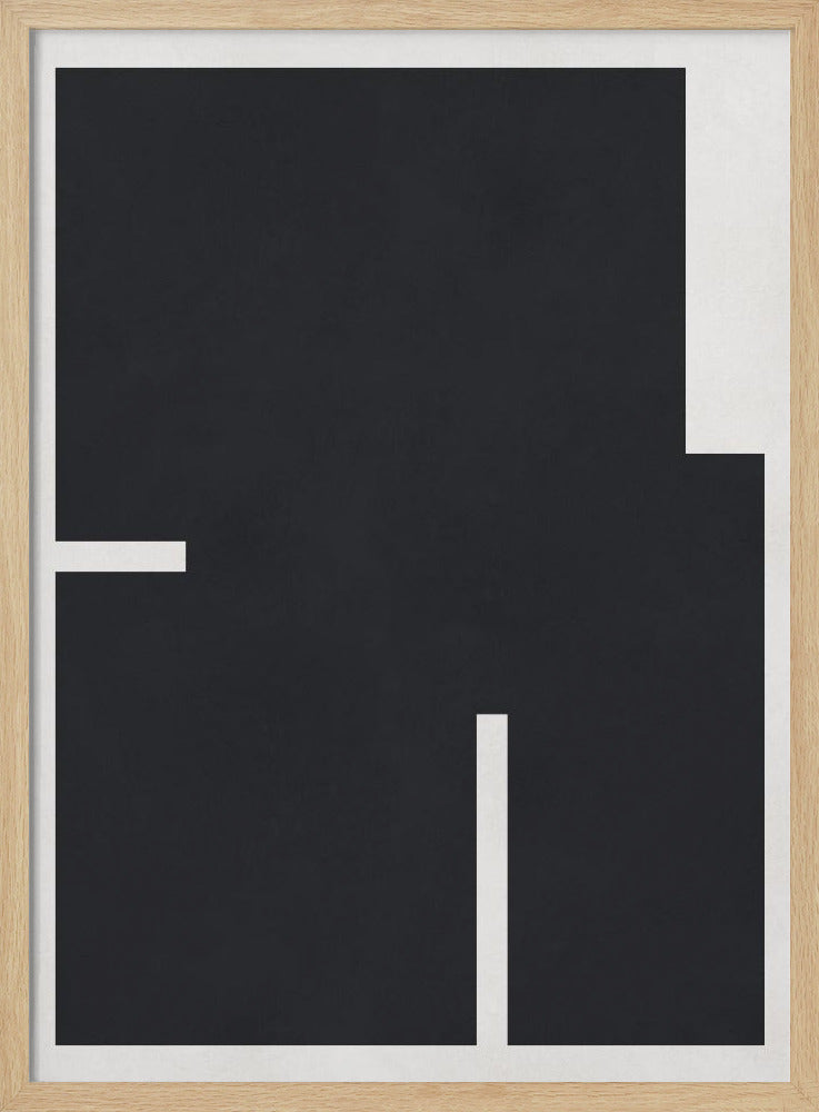 Zwart-wit geometrie 4 | Poster