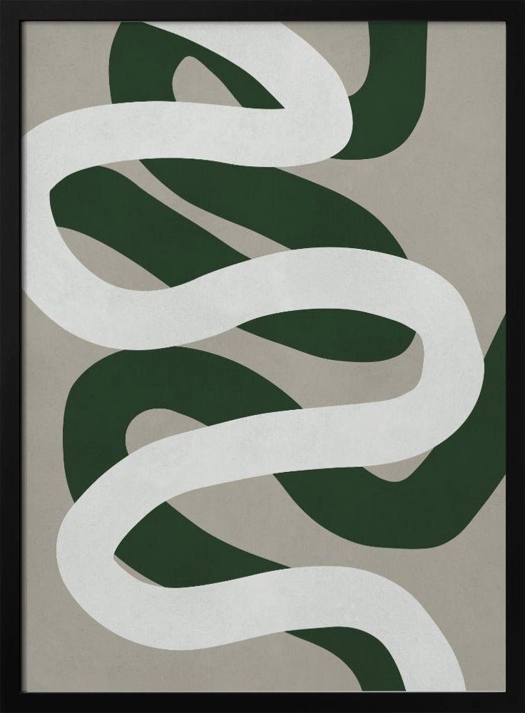 Expressionistische curven 3 | Poster