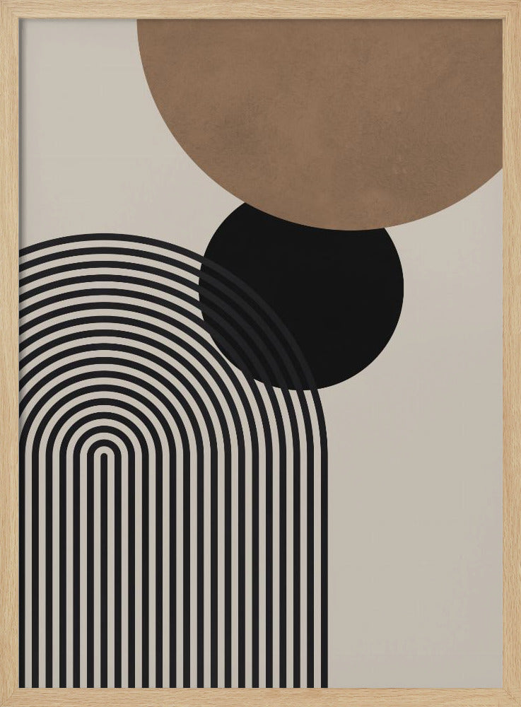 Compositielijnen en cirkels 4 | Poster
