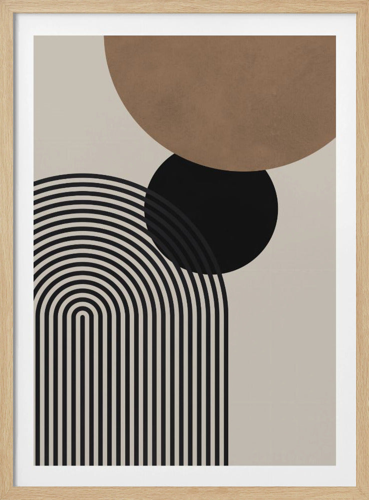Compositielijnen en cirkels 4 | Poster