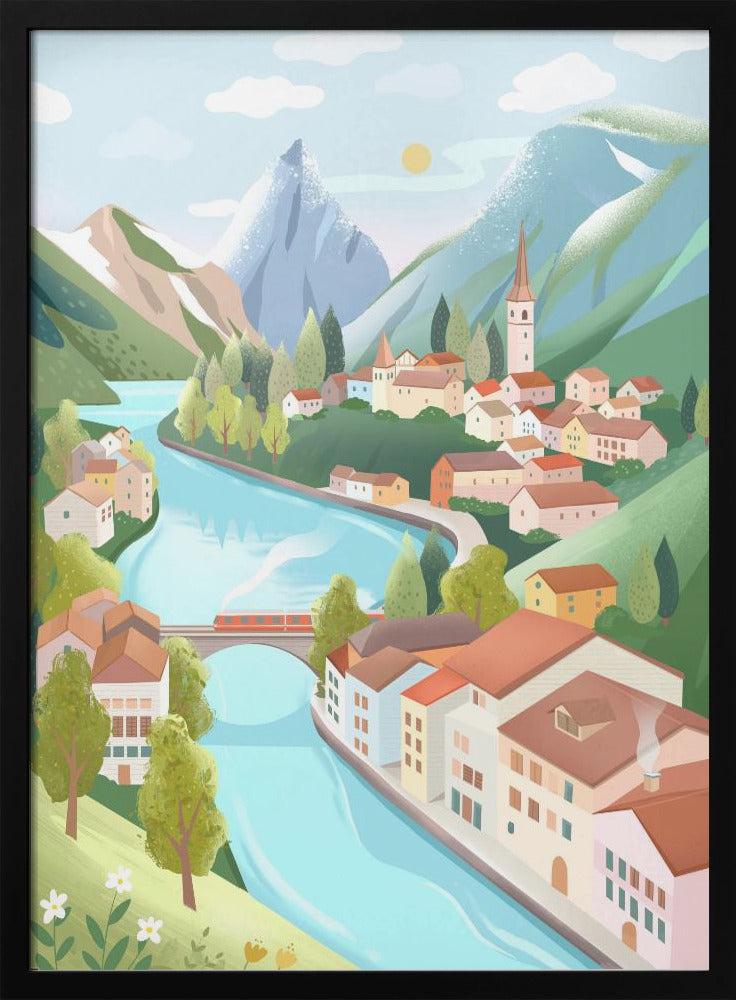 Zwitserse Alpen | Poster