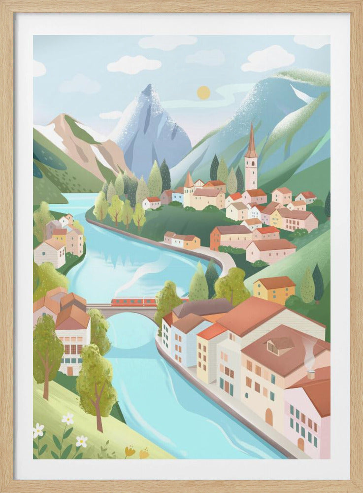 Zwitserse Alpen | Poster