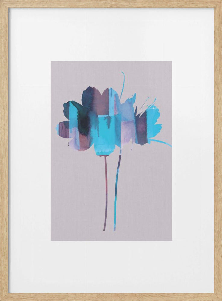 Heldere bloemenprint nr. 2 | Poster