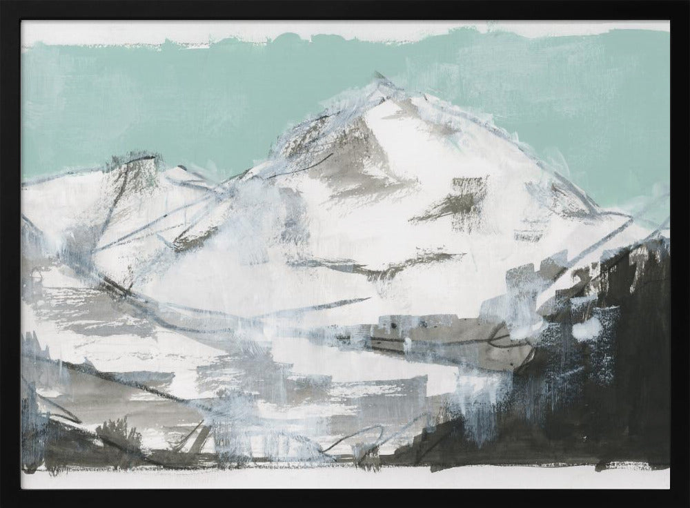Witte Bergen Print nr. 2 | Poster