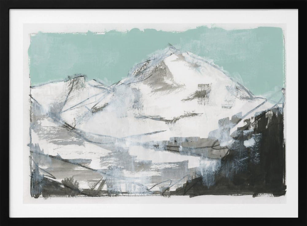 Witte Bergen Print nr. 2 | Poster