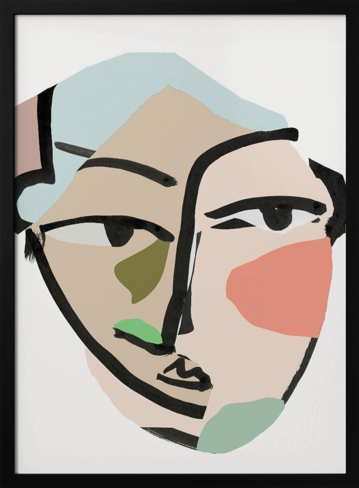 Visage No2 Kunstdruk | Poster