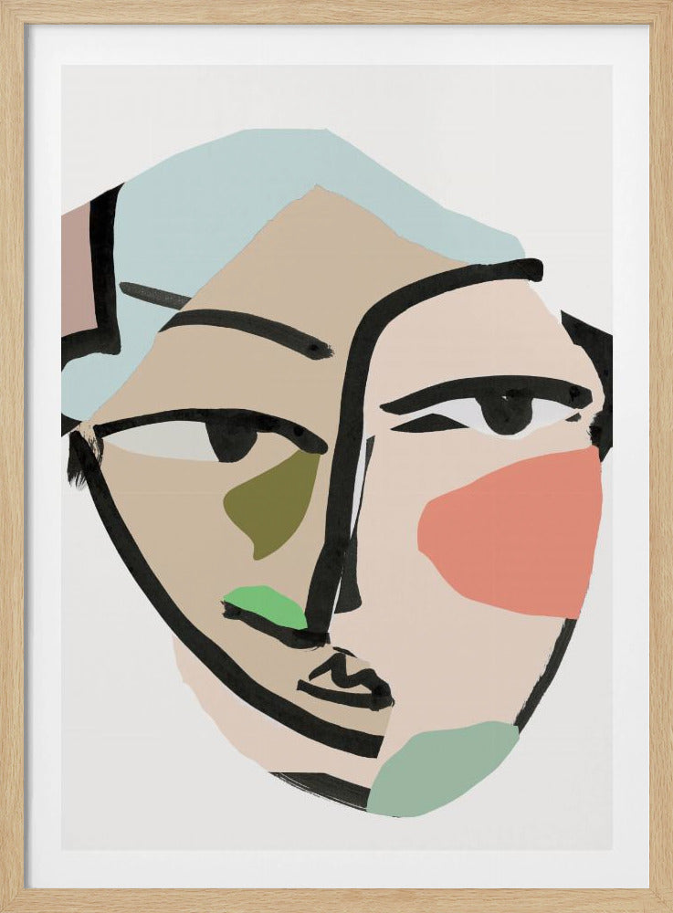 Visage No2 Kunstdruk | Poster
