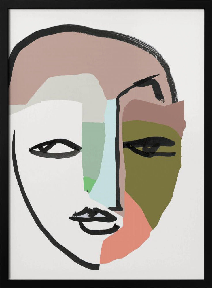 Visage No 1 Art Print | Poster