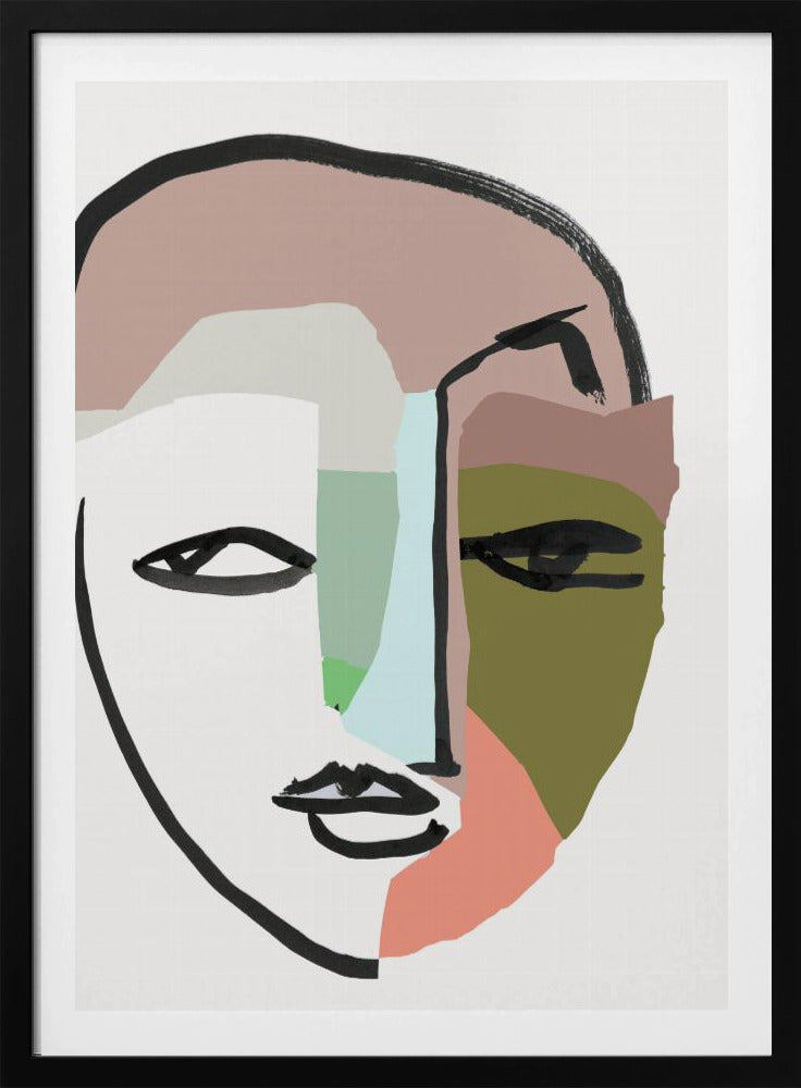 Visage No 1 Art Print | Poster