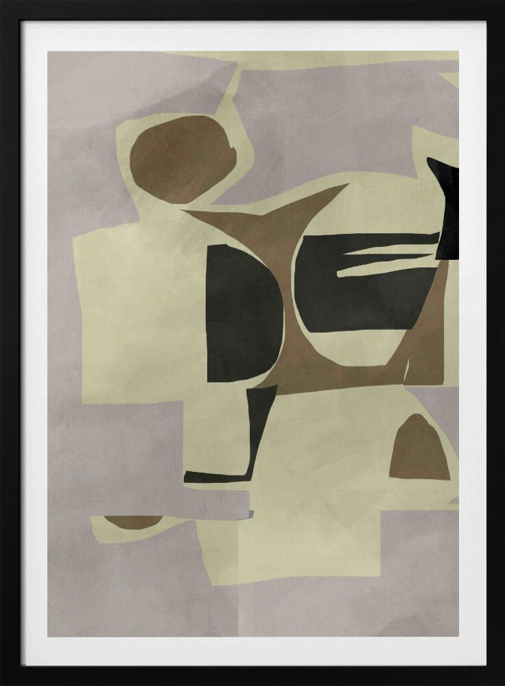 Abstracte grafische print nr. 1 | Poster