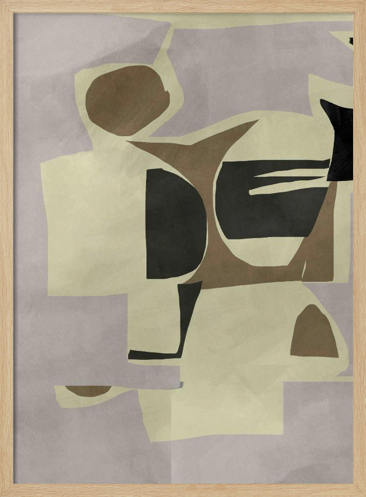 Abstracte grafische print nr. 1 | Poster