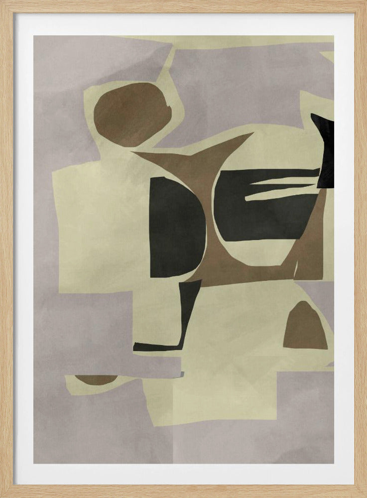Abstracte grafische print nr. 1 | Poster