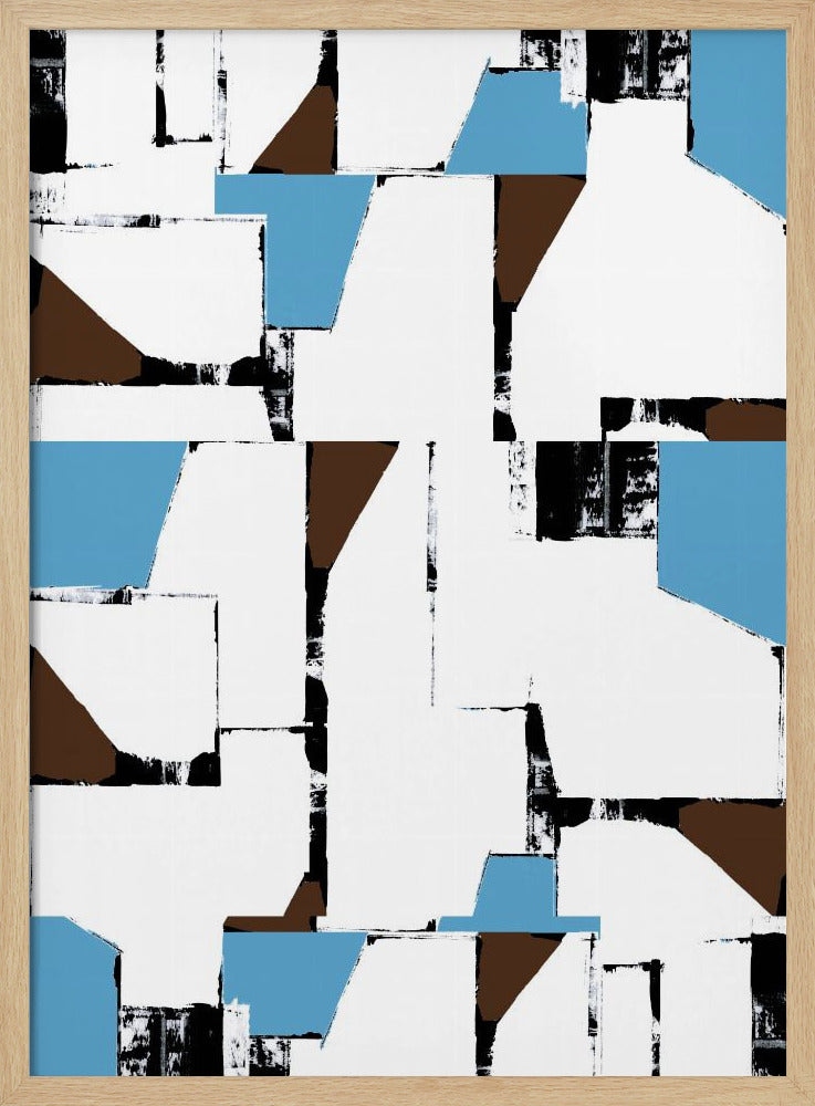 Abstract Neutrale Geometrie nr. 2 | Poster