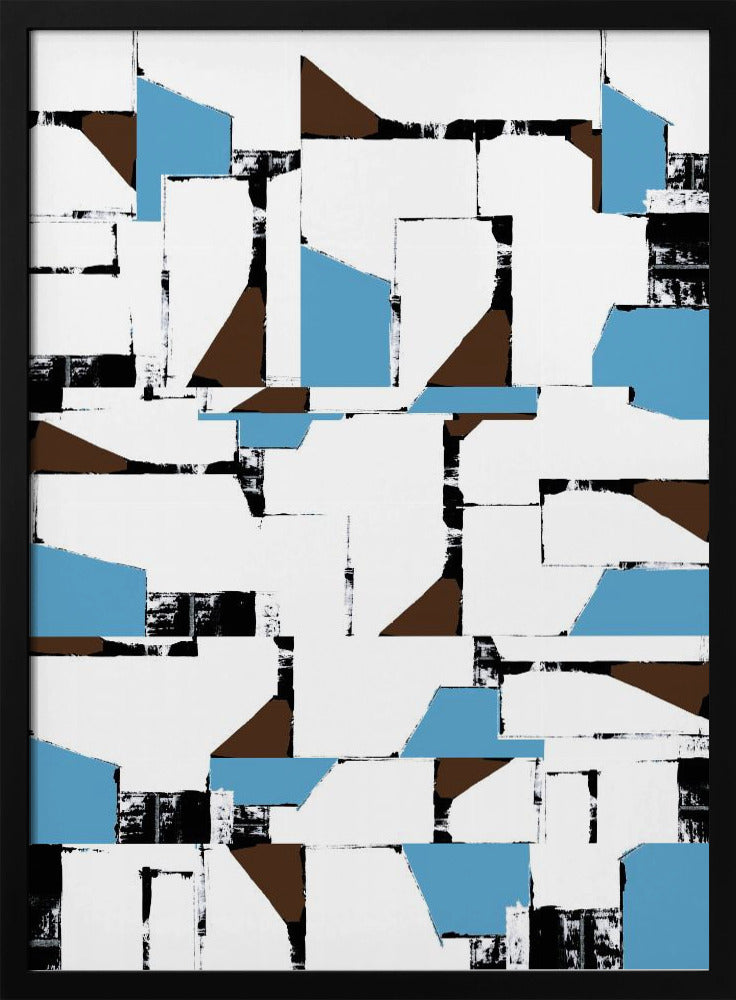 Abstract Neutrale Geometrie nr. 3 | Poster