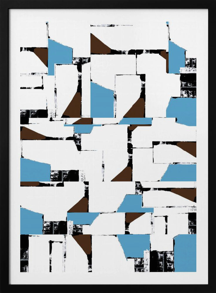 Abstract Neutrale Geometrie nr. 3 | Poster