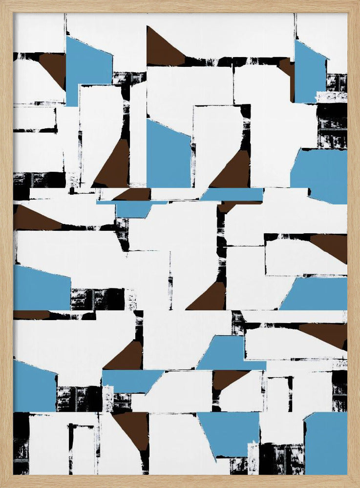 Abstract Neutrale Geometrie nr. 3 | Poster