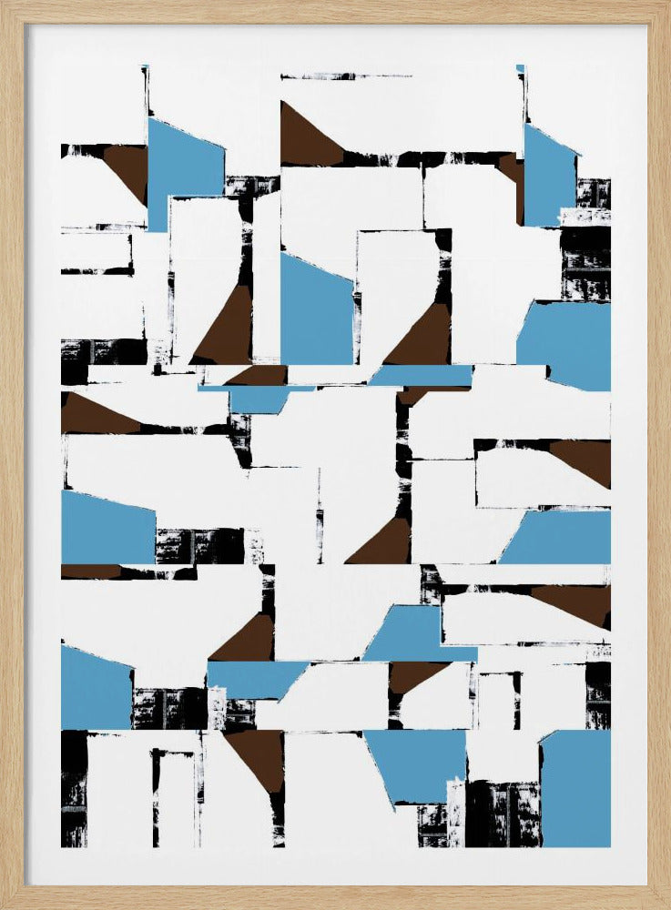 Abstract Neutrale Geometrie nr. 3 | Poster