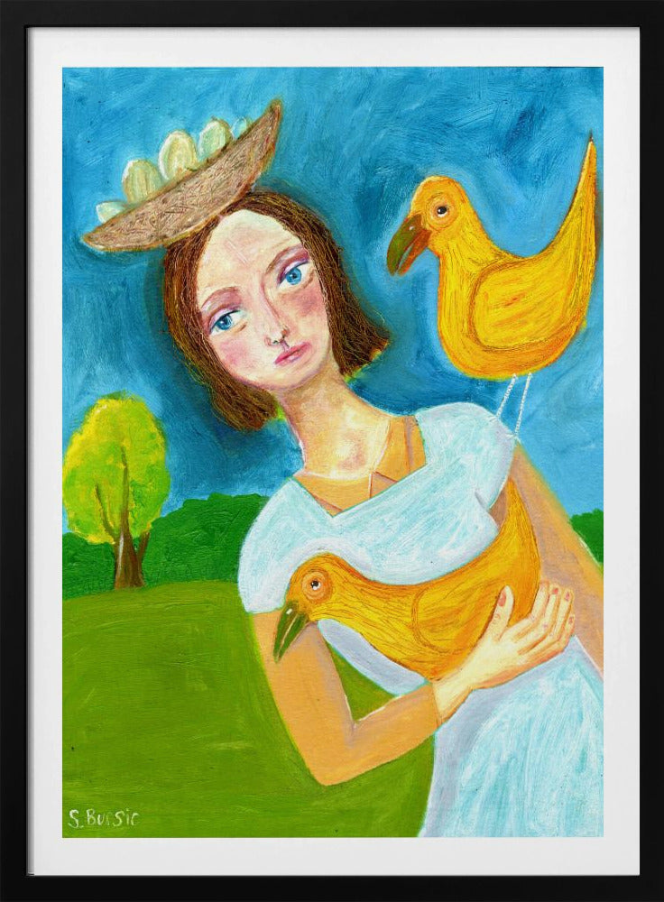 vogel dame | Poster