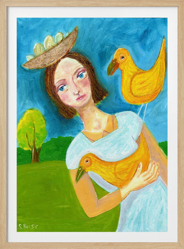 vogel dame | Poster