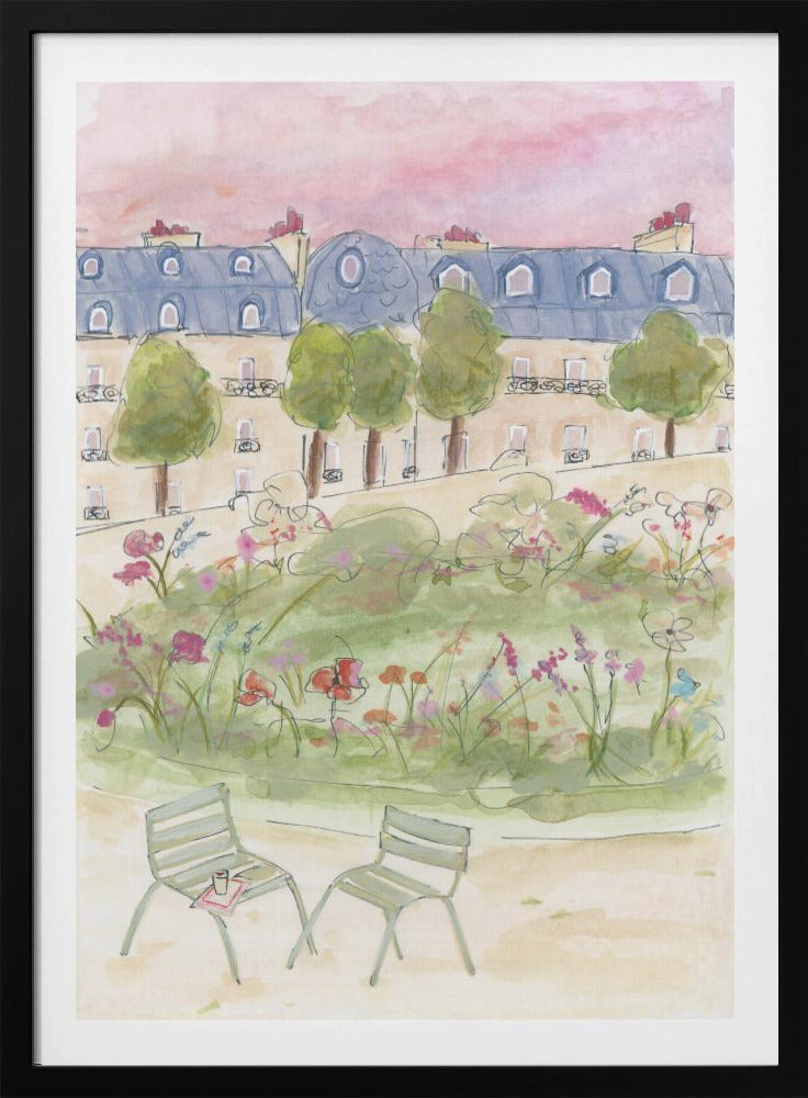 Parijse tuin | Poster