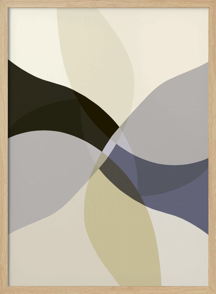 Abstracte neutrale vormen print 3 | Poster