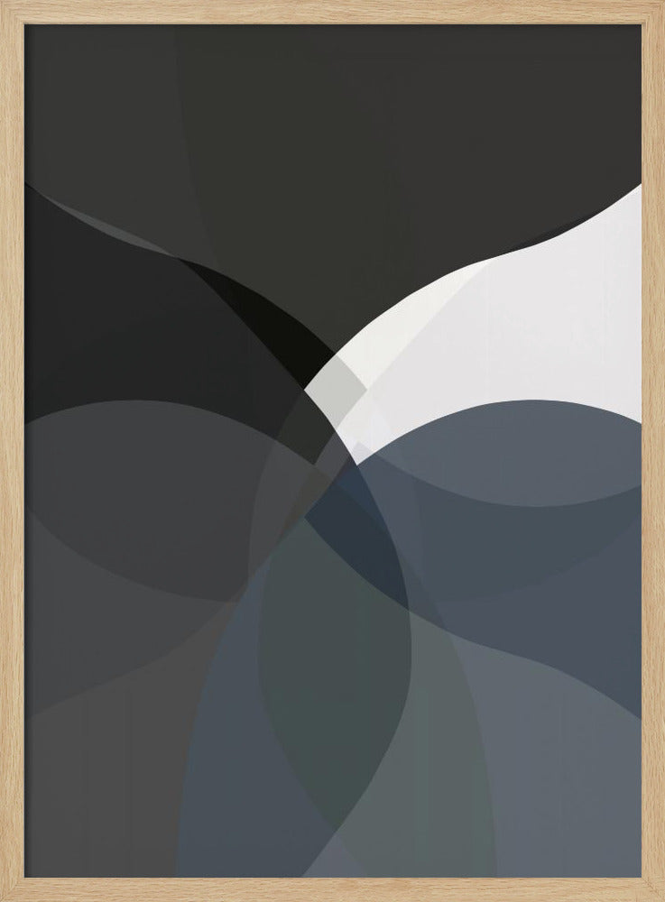 Abstracte neutrale vormen print 4 | Poster