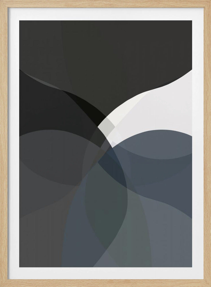 Abstracte neutrale vormen print 4 | Poster